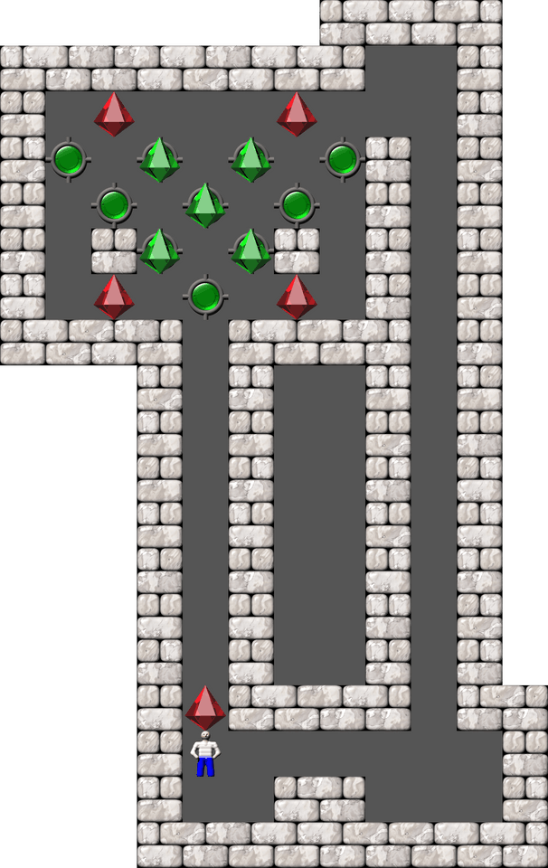 Sokoban Square Dance level 20